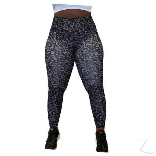 Buy-Ladies Super Stretchy Strong Leggings | Printed | "Zinga" - A Grade-Leopard Print-S-Online-in South Africa-on Zalemart