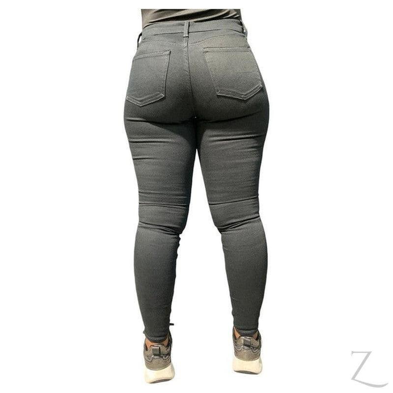 Buy-Ladies Super Stretchy Strong Skinny Denim Jeans | Plain | "Roo" - B Grade-Online-in South Africa-on Zalemart