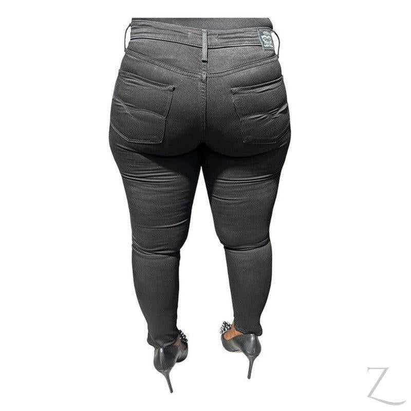 Buy-Ladies Super Stretchy Strong Slim Fit Denim Jeans | Full Length | "Faji" - B Grade-Online-in South Africa-on Zalemart