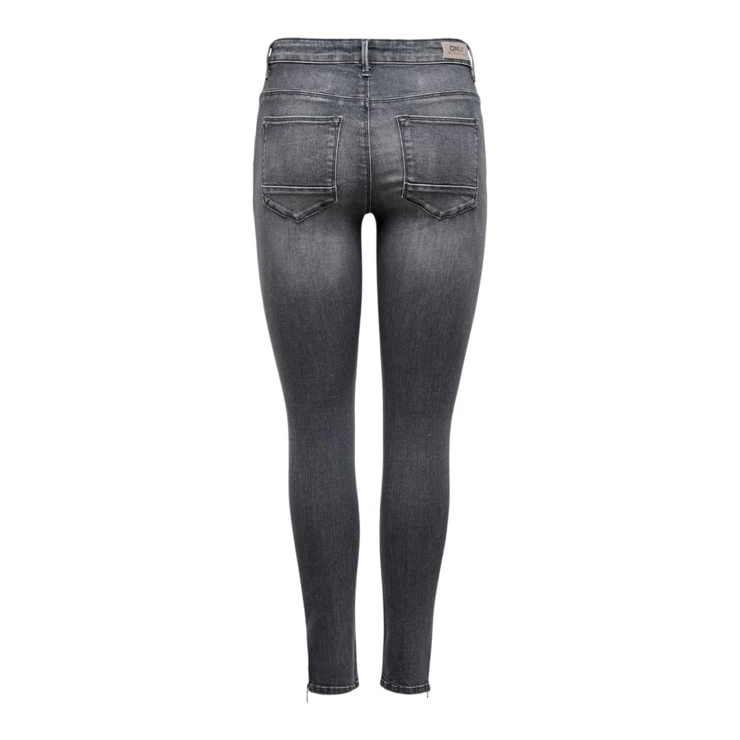 Buy-Ladies Super Stretchy Super Skinny Ankle Grazer Denim Jeans | Zip Detail | "Phela" - A Grade-Online-in South Africa-on Zalemart