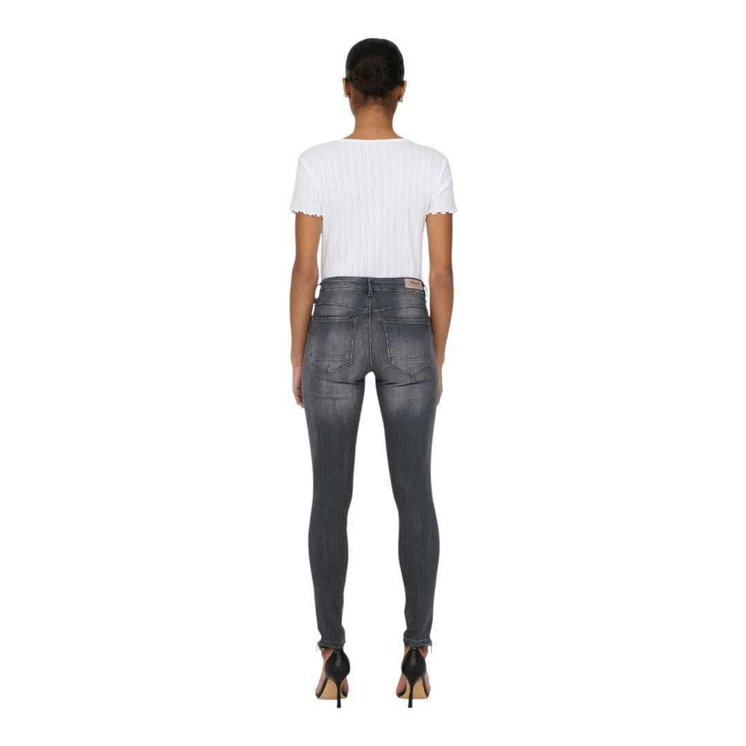 Buy-Ladies Super Stretchy Super Skinny Ankle Grazer Denim Jeans | Zip Detail | "Phela" - A Grade-Online-in South Africa-on Zalemart