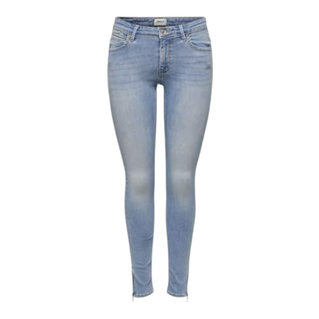 Buy-Ladies Super Stretchy Super Skinny Ankle Grazer Detailed Denim Jeans | Zip Detail | "Phela" - A Grade-Online-in South Africa-on Zalemart