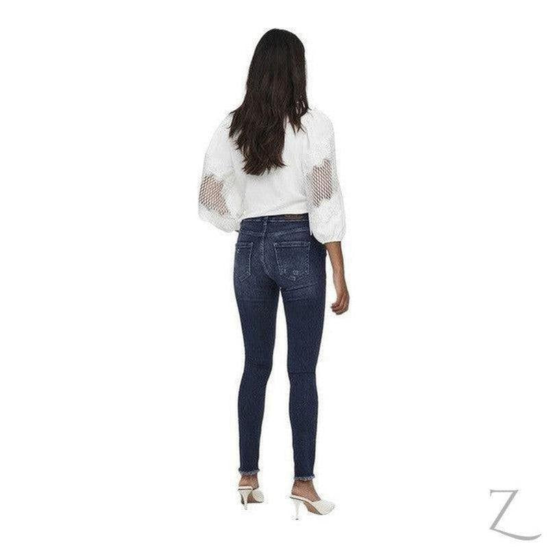 Buy-Ladies Super Stretchy Super Skinny Denim Jeans | Detailed | "Phela" - B Grade-Online-in South Africa-on Zalemart