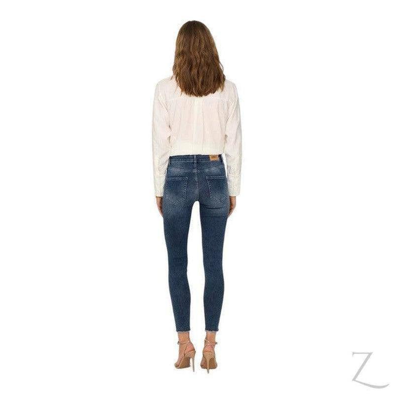 Buy-Ladies Super Stretchy Super Skinny Denim Jeans | Raw Hem | "Phela" - B Grade-Online-in South Africa-on Zalemart