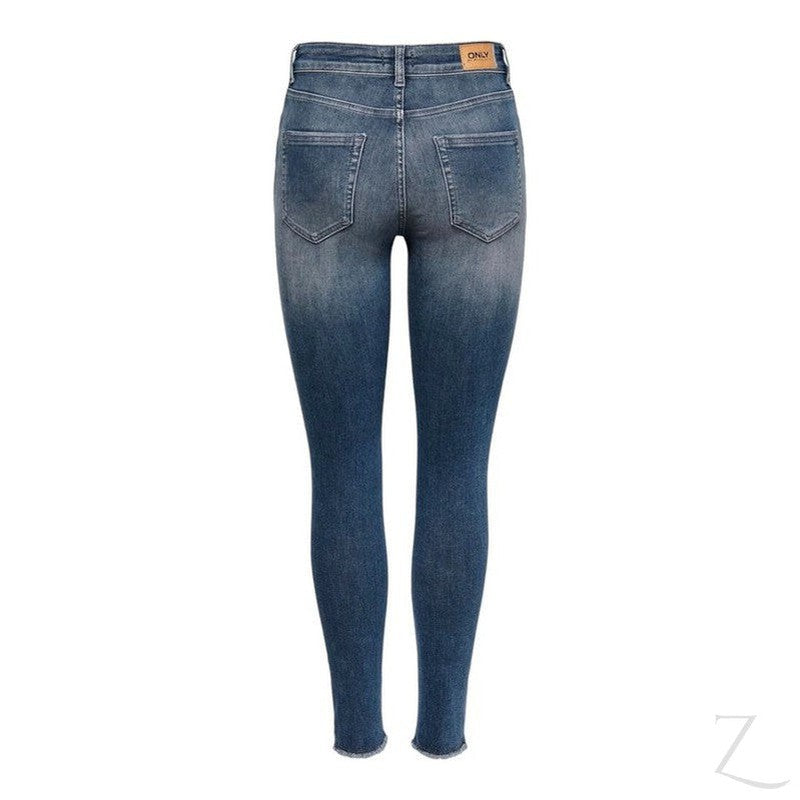 Buy-Ladies Super Stretchy Super Skinny Denim Jeans | Raw Hem | "Phela"-Online-in South Africa-on Zalemart