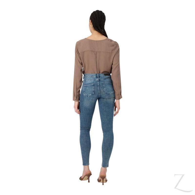 Buy-Ladies Super Stretchy Super Skinny Push Up Denim Jeans | Plain | "Phela" - B Grade-Online-in South Africa-on Zalemart