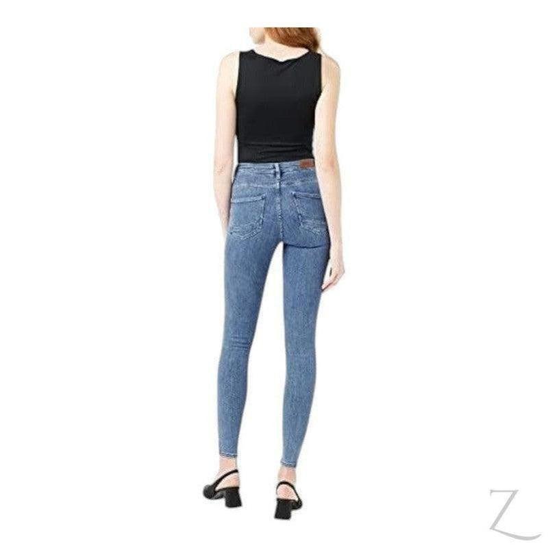Buy-Ladies Super Stretchy Super Skinny Push Up Denim Jeans | Plain | "Phela" - B Grade-Online-in South Africa-on Zalemart