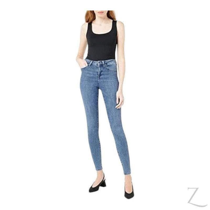 Buy-Ladies Super Stretchy Super Skinny Push Up Denim Jeans | Plain | "Phela" - B Grade-Online-in South Africa-on Zalemart