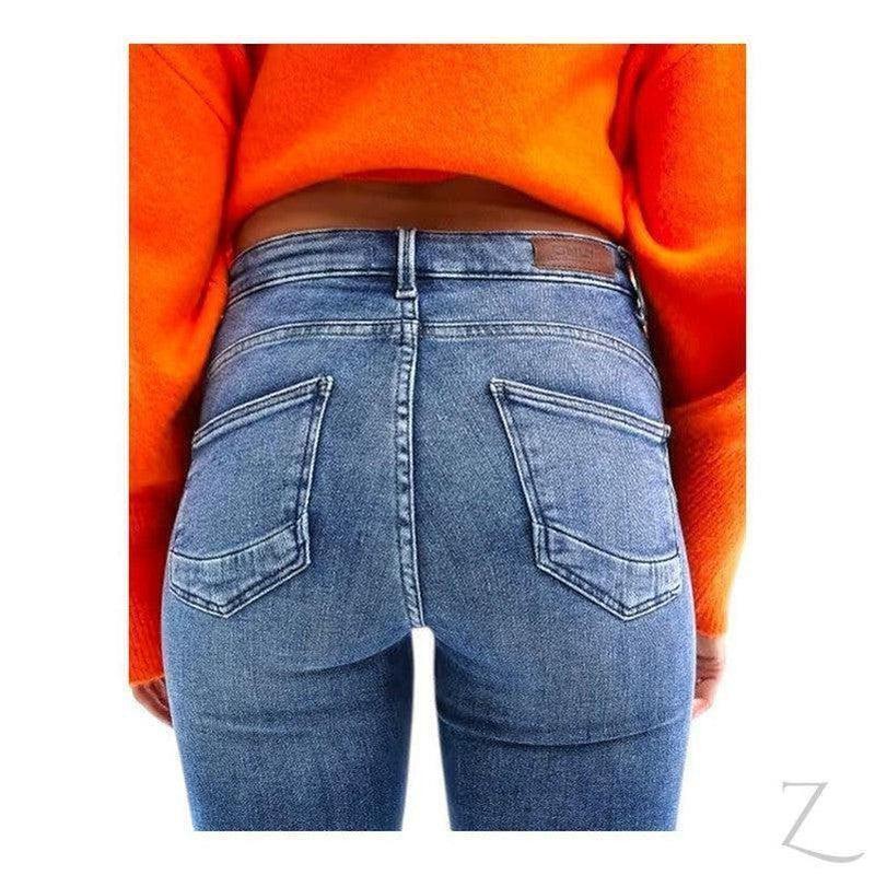Buy-Ladies Super Stretchy Super Skinny Push Up Denim Jeans | Plain | "Phela" - B Grade-Online-in South Africa-on Zalemart