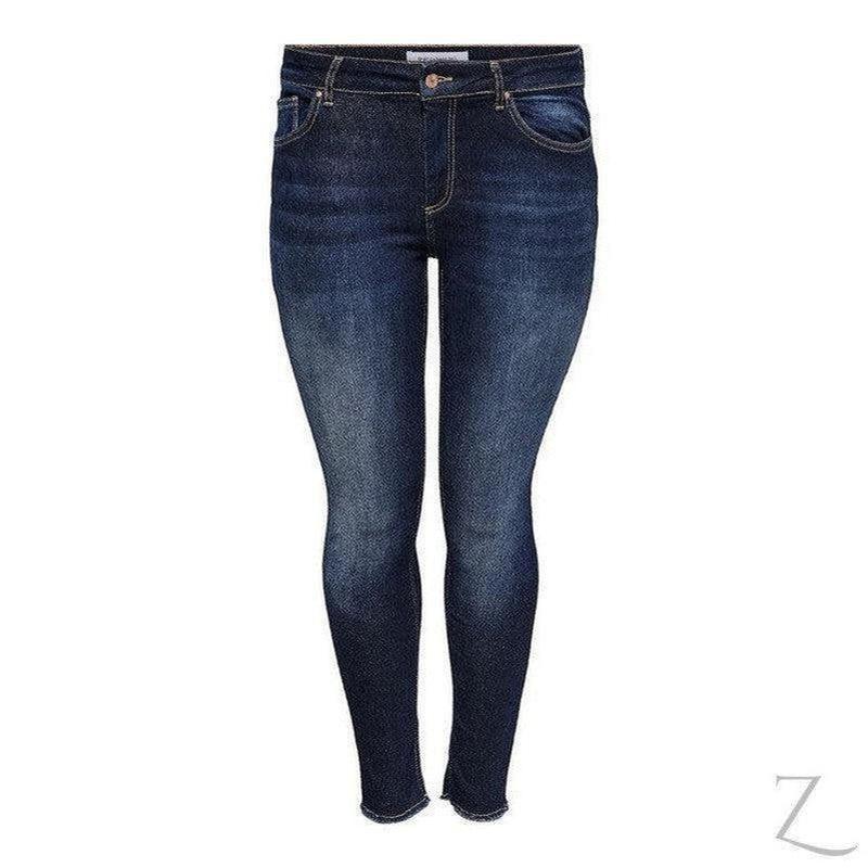 Buy-Ladies Super Stretchy Super Skinny Raw Hem Denim Jeans | Big Sizes | "Phela" - B Grade-Online-in South Africa-on Zalemart