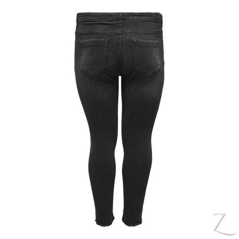 Buy-Ladies Super Stretchy Super Skinny Raw Hem Denim Jeans | Plus Sizes | "Phela"-Online-in South Africa-on Zalemart