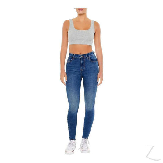 Buy-Ladies Super Stretchy Super Skinny Strong Denim Jeans | Plain | "Fele"-Online-in South Africa-on Zalemart