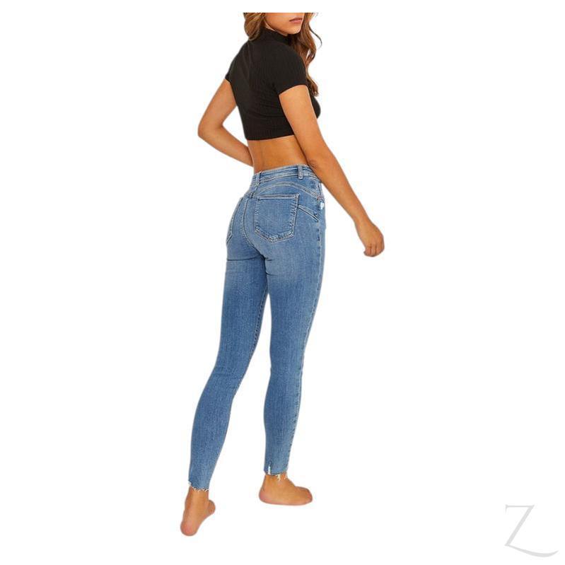 Buy-Ladies Super Stretchy Super Skinny Super Strong Push Up Denim Jeans | Detailed | "Khumba" - B Grade-Online-in South Africa-on Zalemart