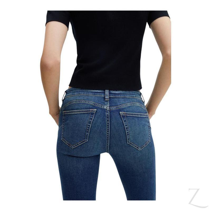 Buy-Ladies Super Stretchy Super Strong Skinny Push Up Denim Jeans | Plain | "Sithelo" - B Grade-Online-in South Africa-on Zalemart