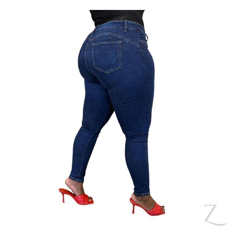 Buy-Ladies Super Stretchy Super Strong Super Skinny Push Up Denim Jeans | Plain | "Rio"-Online-in South Africa-on Zalemart