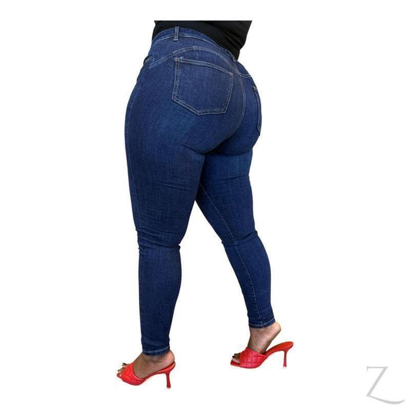 Buy-Ladies Super Stretchy Super Strong Super Skinny Push Up Denim Jeans | Plain | "Rio"-Online-in South Africa-on Zalemart