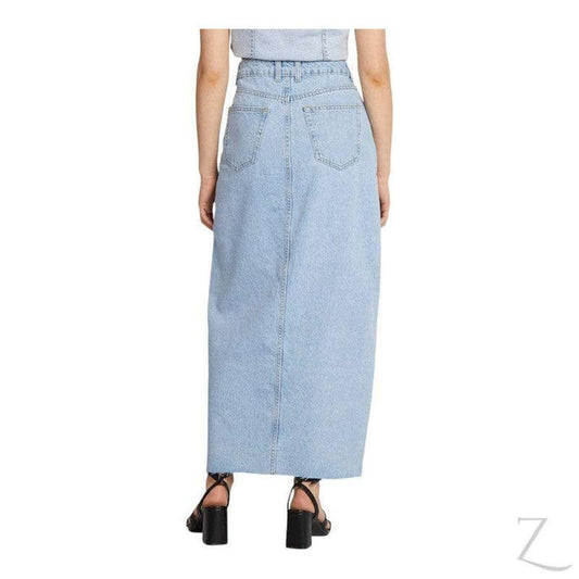 Buy-Ladies Super Strong Cropped Pencil Denim Skirt | Maxi | "Mina" - B Grade-Online-in South Africa-on Zalemart