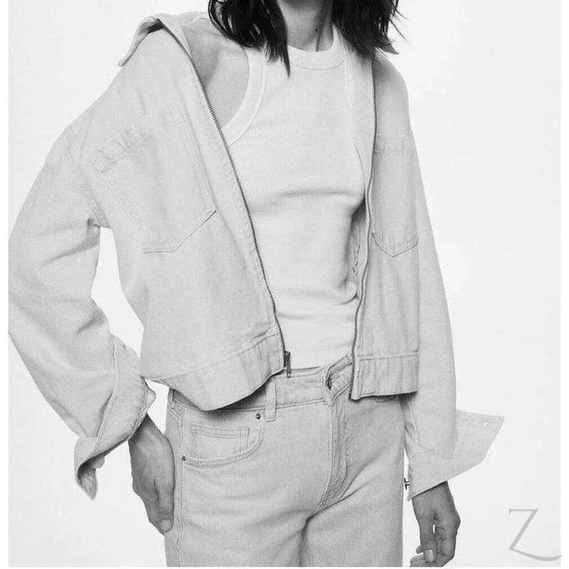 Buy-Ladies Super Strong Patch Pocket Denim Jacket | Plain | "Sithelo" - B Grade-Online-in South Africa-on Zalemart