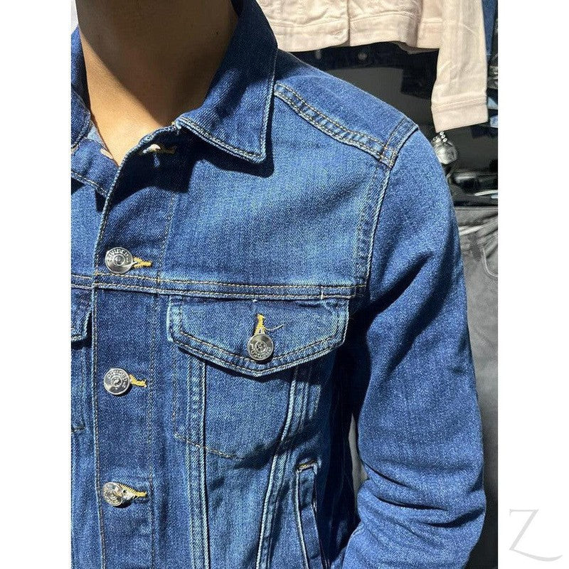 Buy-Ladies Super Strong Short Denim Jacket | Plain | "Futhi"-Online-in South Africa-on Zalemart