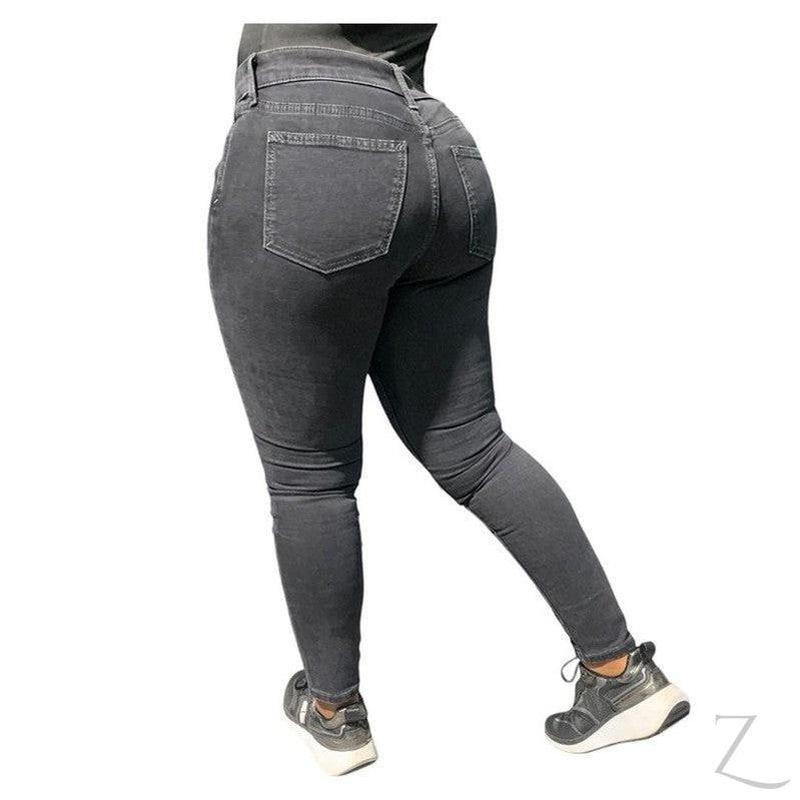 Buy-Ladies Super Strong Slightly Stretchy Skinny Denim Jeans | Plain | "Roo" - B Grade-Online-in South Africa-on Zalemart
