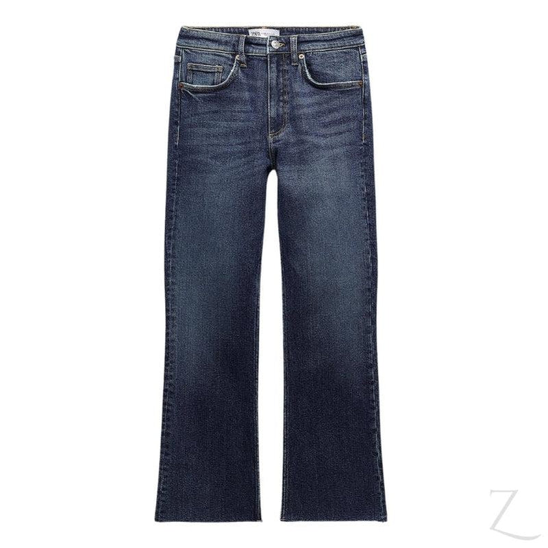 Buy-Ladies Super Strong Stretchy Flared Denim Jeans | Cropped | "Zia"-Online-in South Africa-on Zalemart
