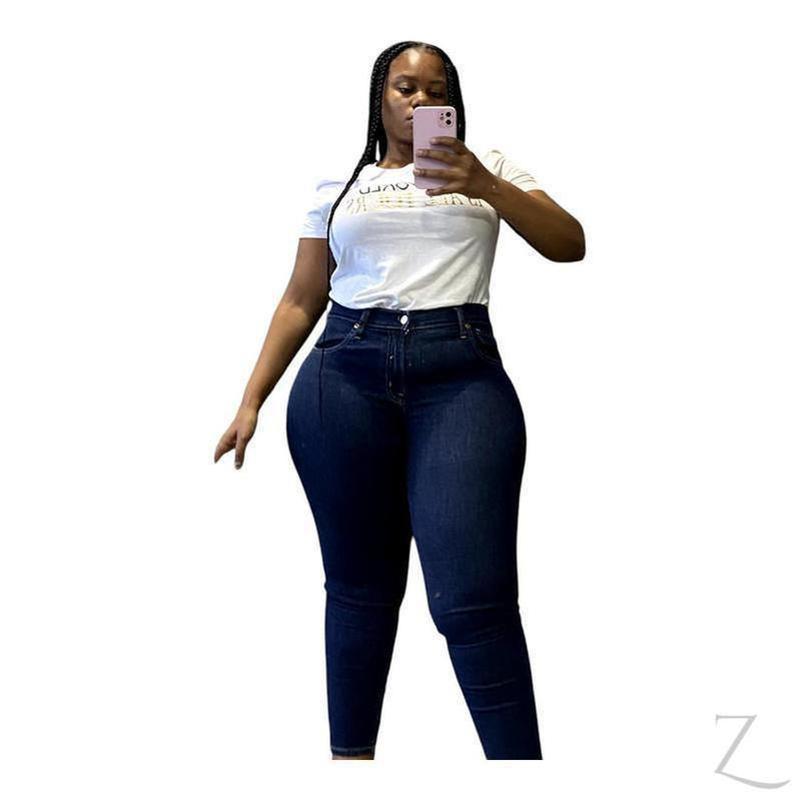 Buy-Ladies Super Strong Stretchy Skinny Denim Jeans | Plain | "Bobo" - B Grade-Online-in South Africa-on Zalemart