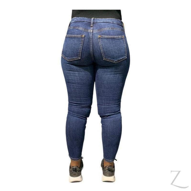Buy-Ladies Super Strong Stretchy Skinny Denim Jeans | Plain | "Roo" - B Grade-Online-in South Africa-on Zalemart