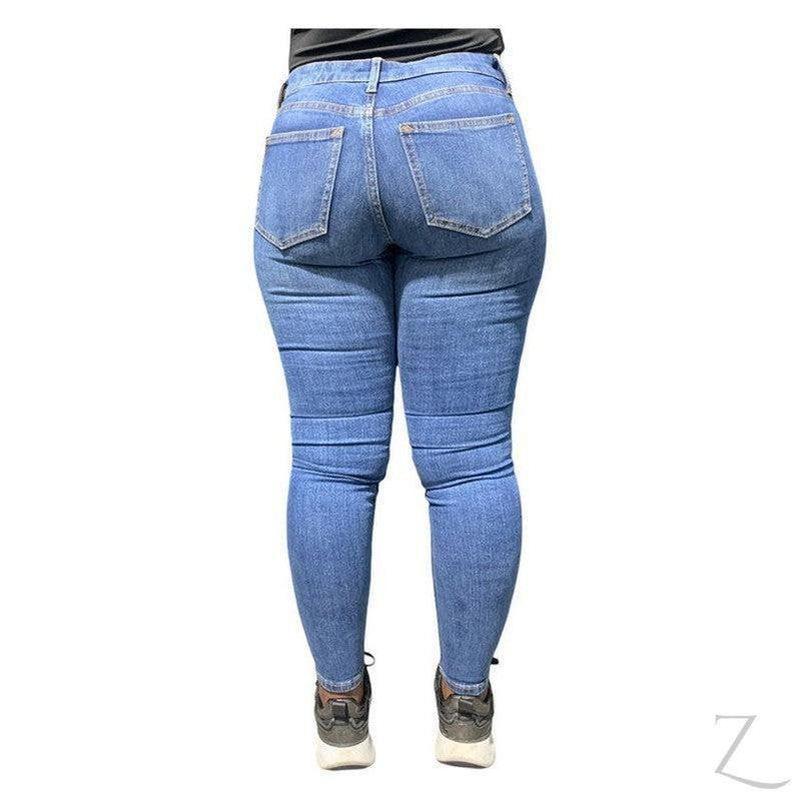 Buy-Ladies Super Strong Stretchy Skinny Denim Jeans | Plain | "Roo" - B Grade-Online-in South Africa-on Zalemart