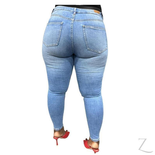 Buy-Ladies Super Strong Super Skinny Slightly Stretchy Denim Jeans | Plain | "Rio" - B Grade-Online-in South Africa-on Zalemart