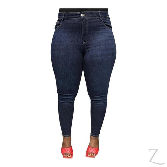 Buy-Ladies Super Strong Super Skinny Slightly Stretchy Denim Jeans | Plain | "Rio" - B Grade-Online-in South Africa-on Zalemart