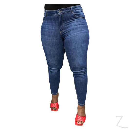 Buy-Ladies Super Strong Super Skinny Slightly Stretchy Denim Jeans | Plain | "Rio"-Online-in South Africa-on Zalemart