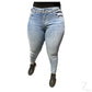Buy-Ladies Super Strong Super Skinny Stretchy Denim Jeans | Raw Hem | "Zia"-Online-in South Africa-on Zalemart