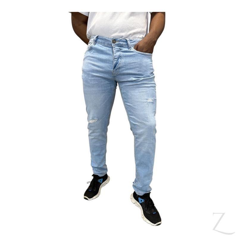 Buy-Men's Stretchy Strong Skinny Denim Jeans | Ripped | "Wow" - A Grade-Online-in South Africa-on Zalemart