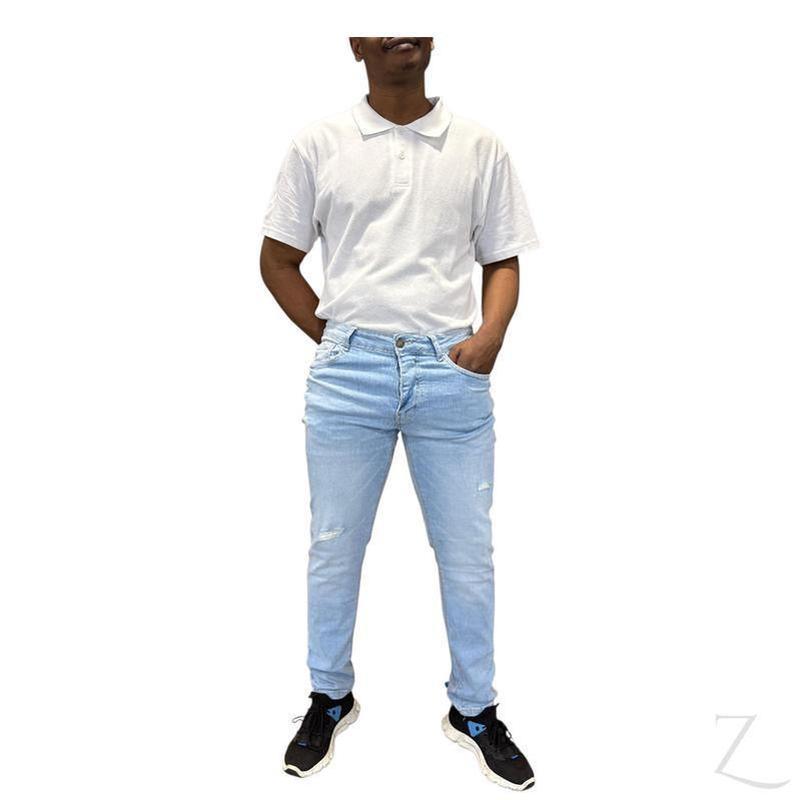 Buy-Men's Stretchy Strong Skinny Denim Jeans | Ripped | "Wow" - A Grade-Online-in South Africa-on Zalemart