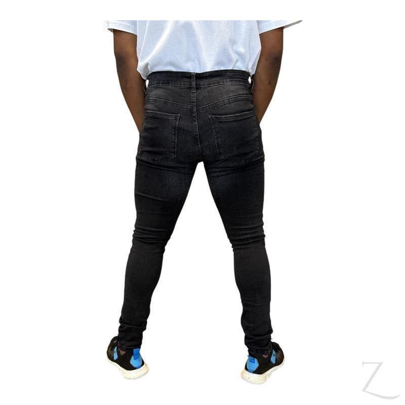 Buy-Men's Super Skinny Strong Stretchy Denim Jeans | Ripped | "Wow" - B Grade-Online-in South Africa-on Zalemart