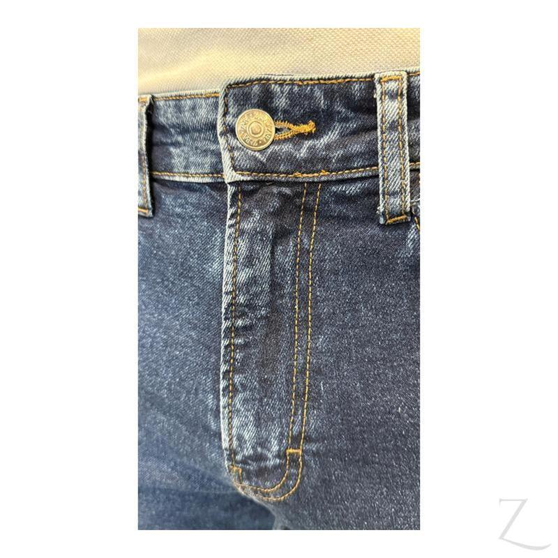 Buy-Men's Super Strong Slightly Stretchy Straight Leg Denim Jeans | Plain | "Zia" - A Grade-Online-in South Africa-on Zalemart