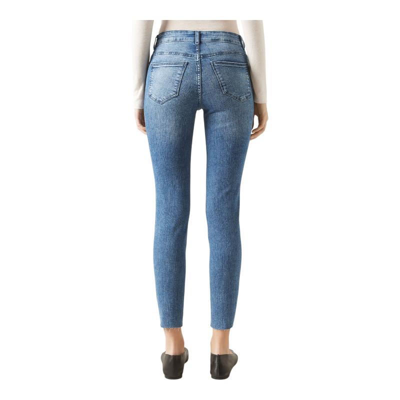 Ladies High Rise Super Skinny Super Stretchy Strong Denim Jeans | Cropped | "Limu" - B Grade