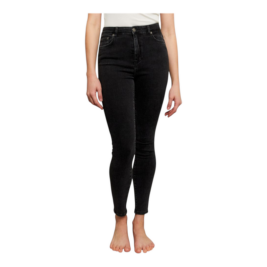 Ladies High Rise Super Stretchy Super Skinny Super Strong Denim Jeans | Detailed | "Khumba" - A Grade