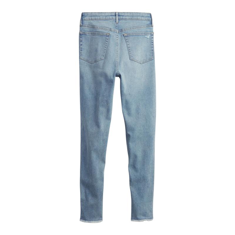 Girls' Extra High Rise Super Stretchy Super Skinny Super Strong Denim Jeans | Ripped | "Bobo" - A Grade