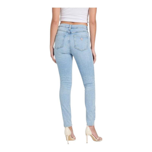 Ladies High Rise Super Stretchy Super Skinny Strong  Denim Jeans | Plain | "Gela" - A Grade
