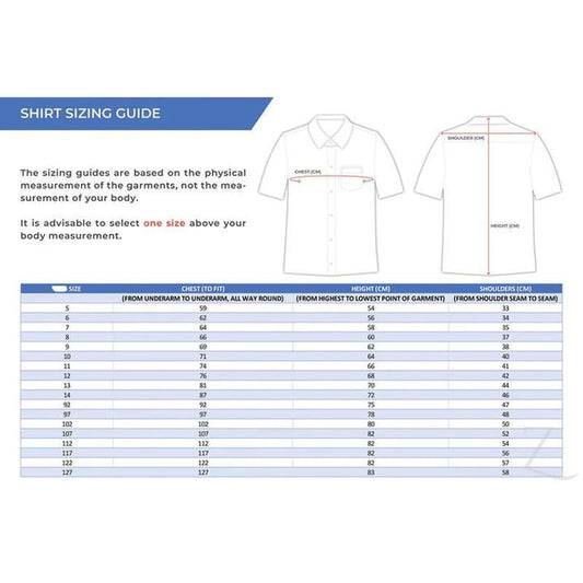 Shortsleeve Raised Collar Shirt - Cream