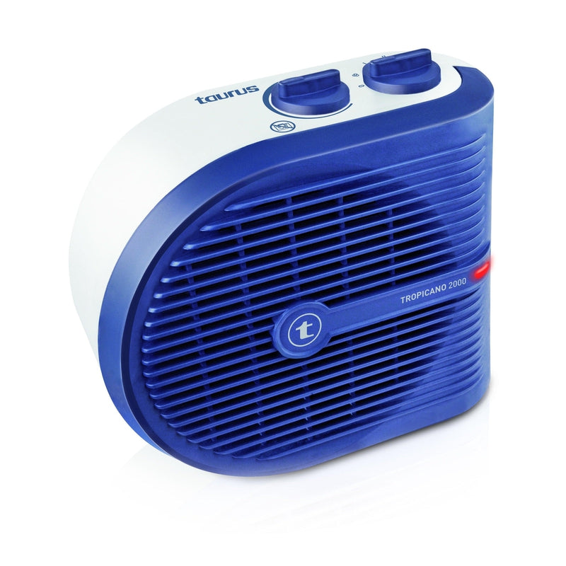 Taurus Heater Floor Fan Plastic Blue 2 Speed 2000W "Tropicano"