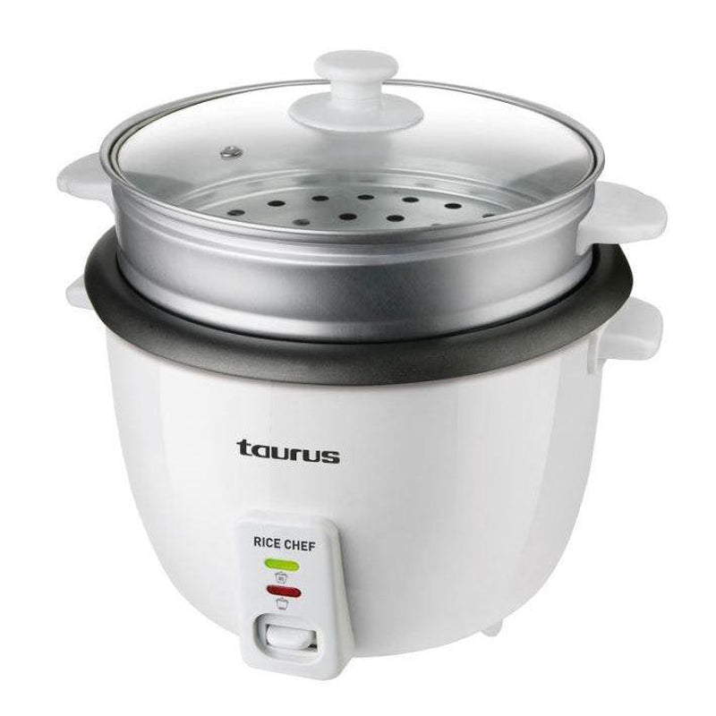 Taurus Rice Cooker Plastic White 1.8L 700W "Rice Chef"