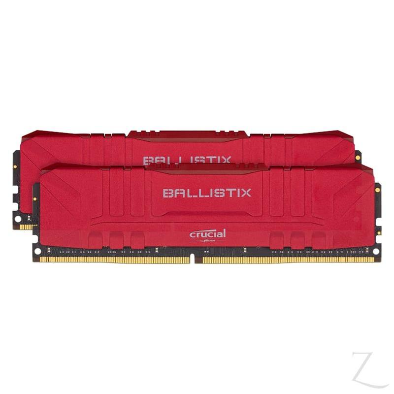 Crucial Ballistix 16GB Kit (2x8GB) DDR4 3200MHz Desktop Gaming Memory - Red
