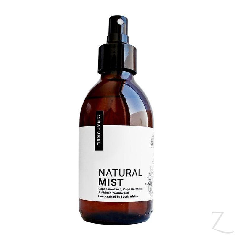 Natural Mist For Room & Body- with Cape Snowbush, Cape Geranium and African Wormwood (200ml) Le Naturel