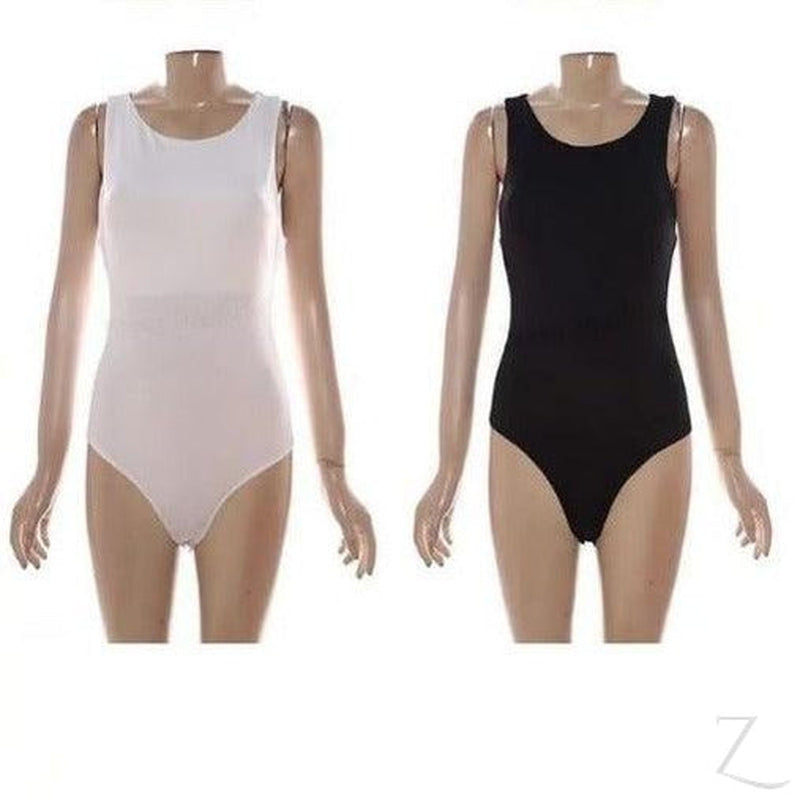 Buy-Ladies Stretchy Fitted Bodysuit | Plain-Online-in South Africa-on Zalemart