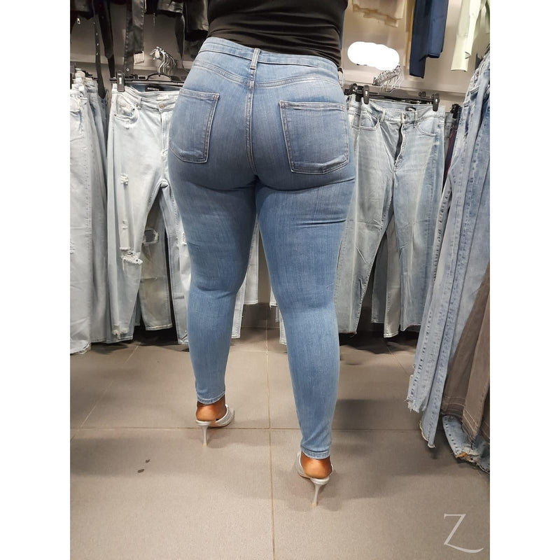 Buy-Ladies Super Stretchy Super Skinny Strong Denim Jeans | Plain | "Zia"-Online-in South Africa-on Zalemart