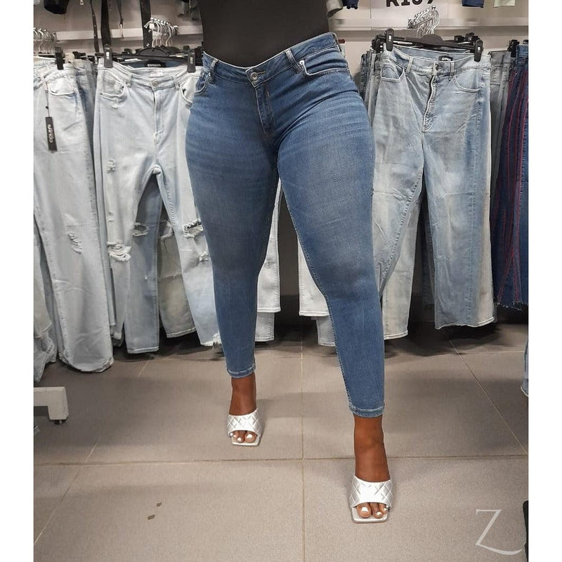 Buy-Ladies Super Stretchy Super Skinny Strong Denim Jeans | Plain | "Zia"-Online-in South Africa-on Zalemart
