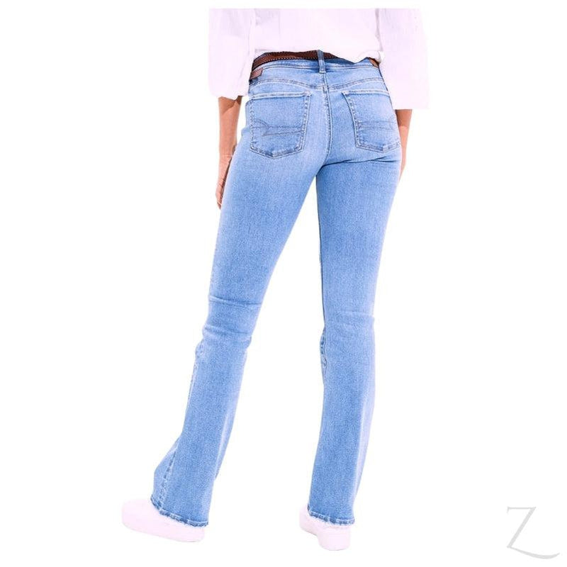 Buy-Ladies Super Stretchy Super Strong Bootleg Denim Jeans | Plain | "Khozi"-Online-in South Africa-on Zalemart