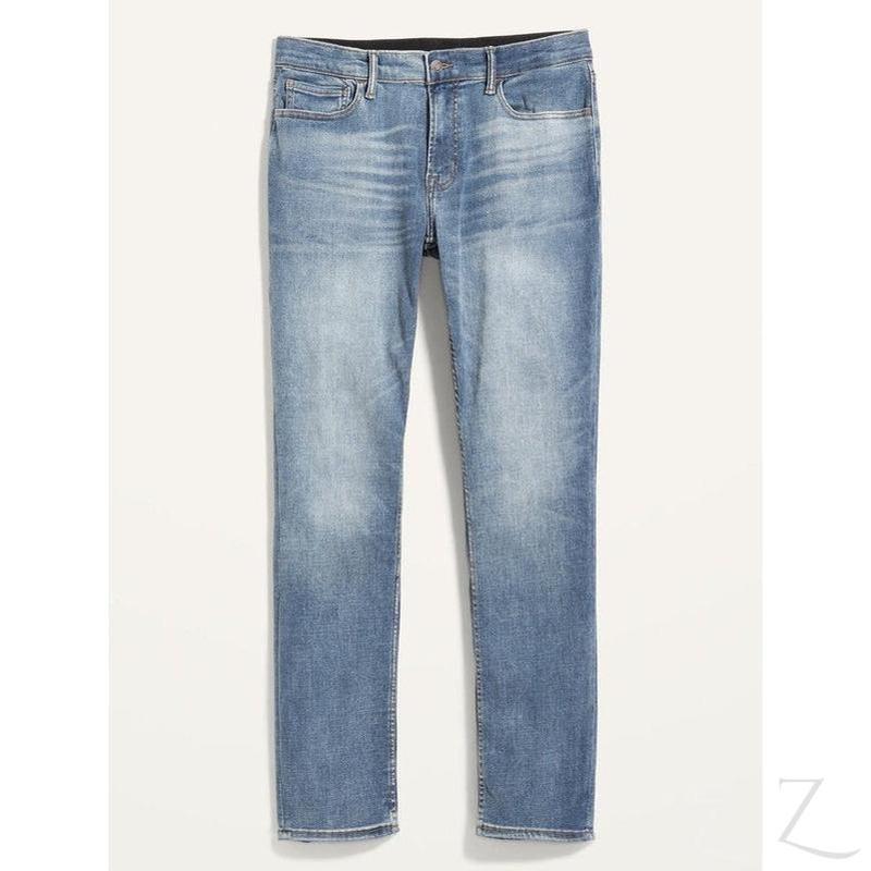 Buy-Men's Super Strong Stretchy Slim-Straight Denim Jeans | Plain | "Samina" - B Grade-Online-in South Africa-on Zalemart